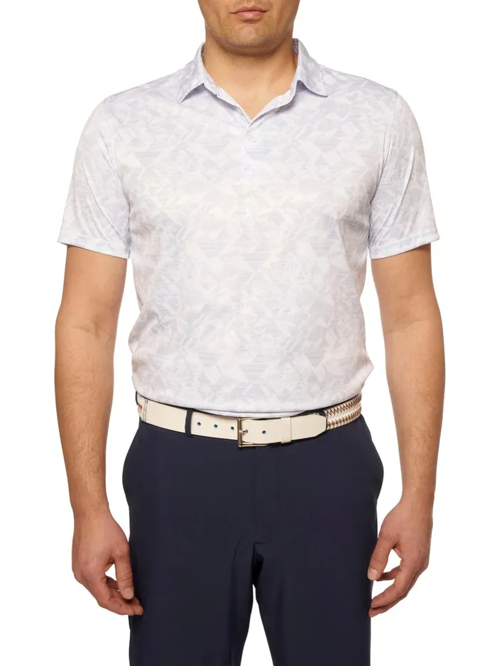 Men Polos and TShirts Robert Graham HYDRUS PERFORMANCE POLO Cobalt