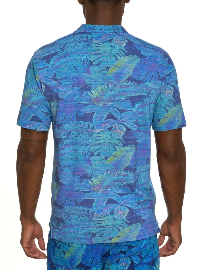 Men Polos and TShirts Robert Graham PARADISE GARAGE POLO Teal