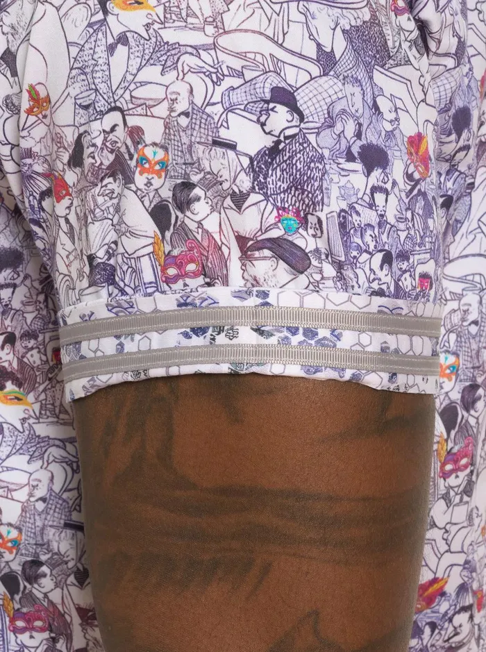 Men Polos and TShirts Robert Graham ROARING FLORAL POLO White