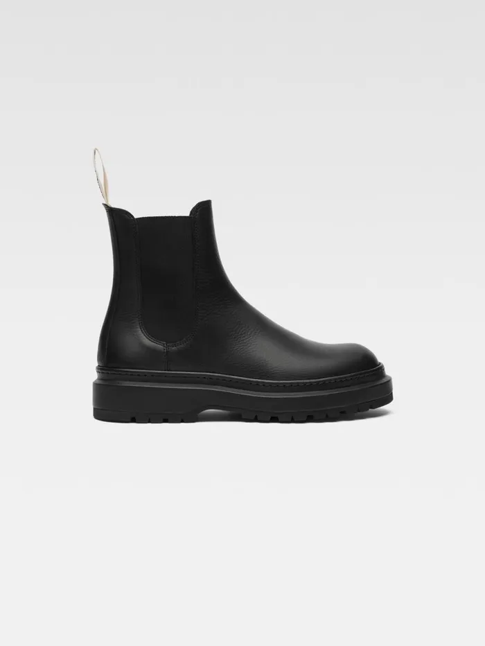 Men Shoes JACQUEMUS The Pavane Ankle Boots Black