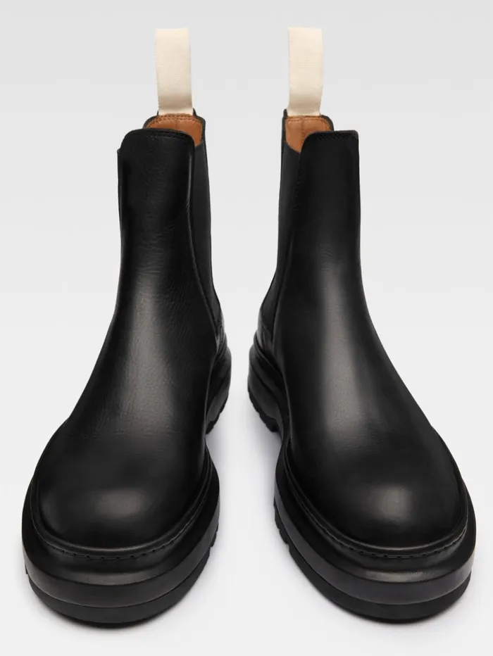Men Shoes JACQUEMUS The Pavane Ankle Boots Black Men Shoes JACQUEMUS The Pavane Ankle Boots Black