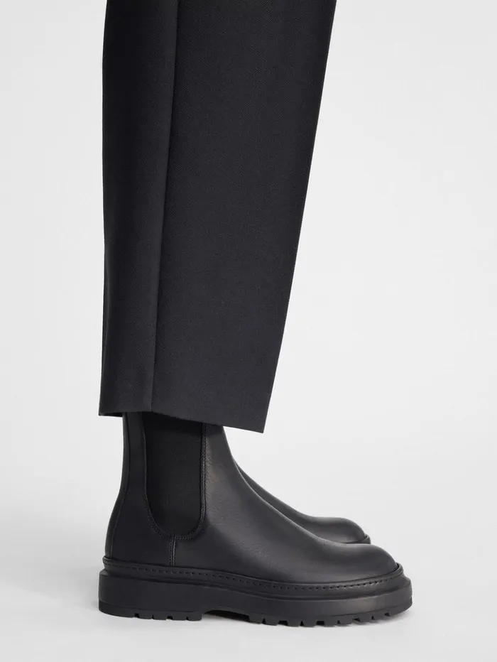Men Shoes JACQUEMUS The Pavane Ankle Boots Black Men Shoes JACQUEMUS The Pavane Ankle Boots Black