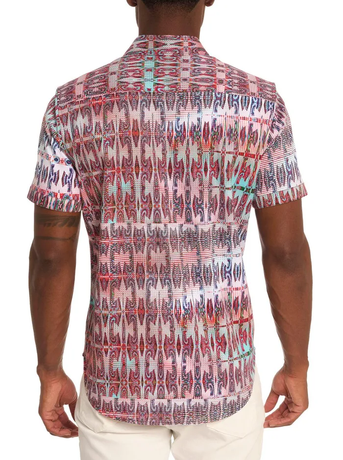 Men Short Sleeve Button Down Shirts Robert Graham HIGH TIMES SHORT SLEEVE BUTTON DOWN SHIRT Multi