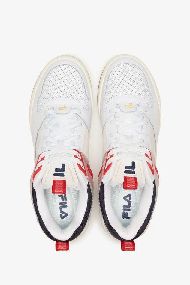 Men Sneakers Fila Corda 180R 121 White Gardenia Fila Red Men Sneakers Fila Corda 180R 121 White Gardenia Fila Red