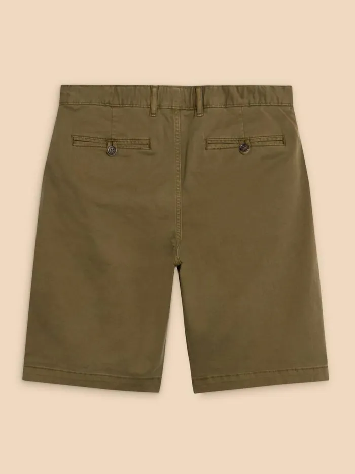 Men Sutton Organic Chino Short Dark Green White Stuff Shorts