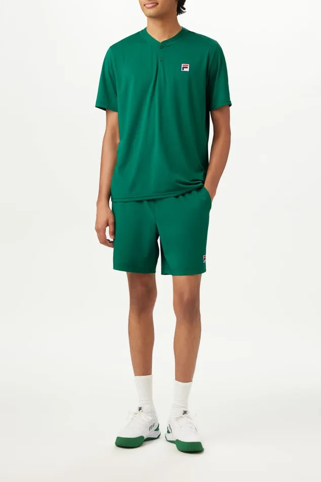 Men Tennis Fila SHORT SLEEVE HENLEY Men Tennis Fila SHORT SLEEVE HENLEY