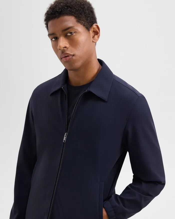 Men Theory Blazers Jackets Brody Jacket In Precision Ponte Baltic