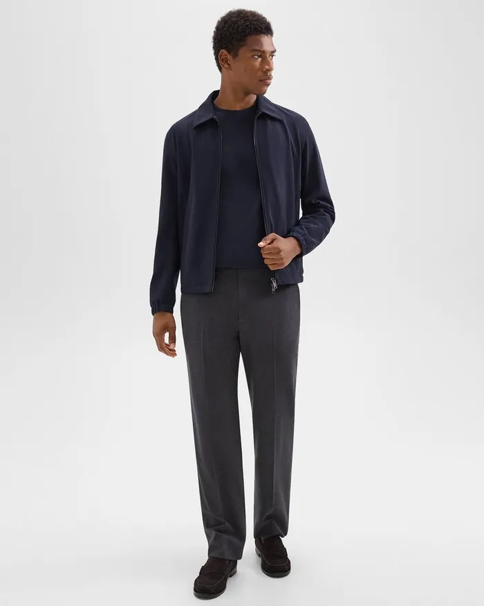 Men Theory Blazers Jackets Brody Jacket In Precision Ponte Baltic