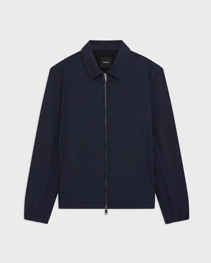 Men Theory Blazers Jackets Brody Jacket In Precision Ponte Baltic