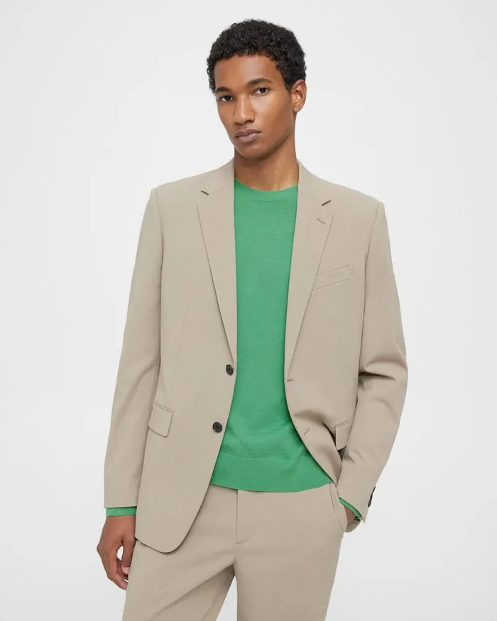 Men Theory Blazers Jackets Chambers Blazer In Neoteric Twill Bark