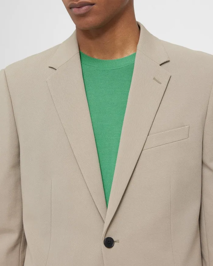 Men Theory Blazers Jackets Chambers Blazer In Neoteric Twill Bark
