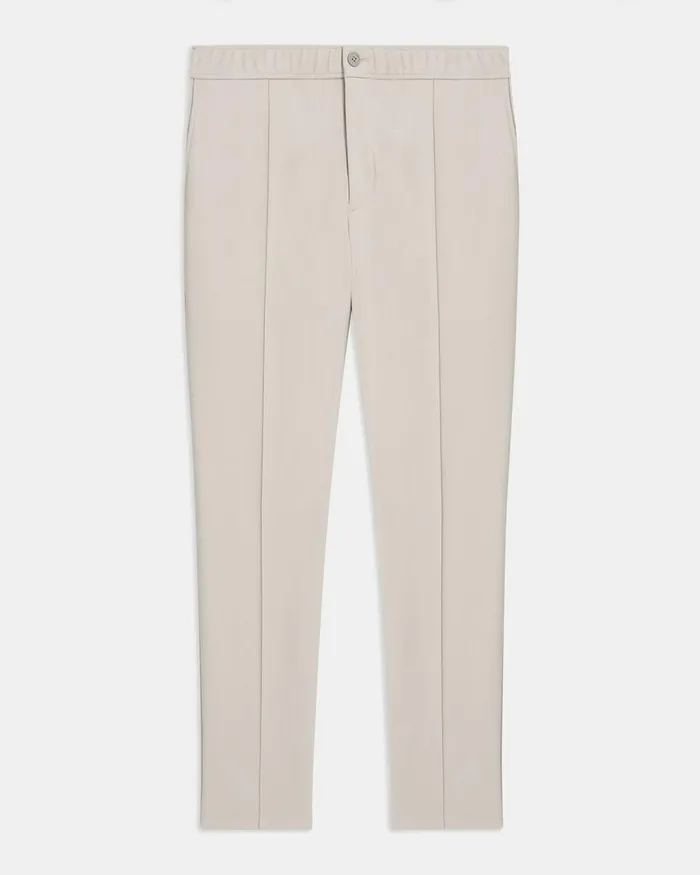 Men Theory Pants Curtis Drawstring Pant In Precision Ponte Putty