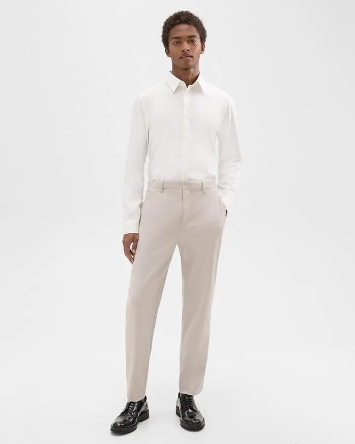 Men Theory Pants Curtis Pant In Precision Ponte Putty