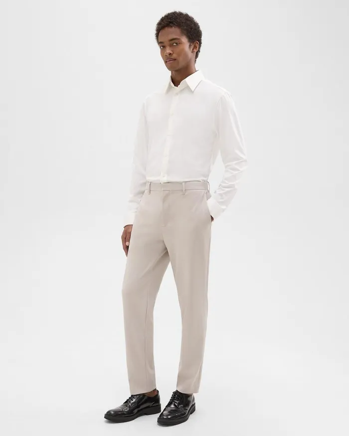 Men Theory Pants Curtis Pant In Precision Ponte Putty
