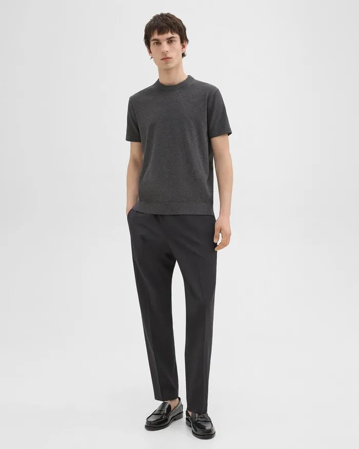 Men Theory Sweaters Cardigans Sarior Tee In Light Bilen Pestle Melange