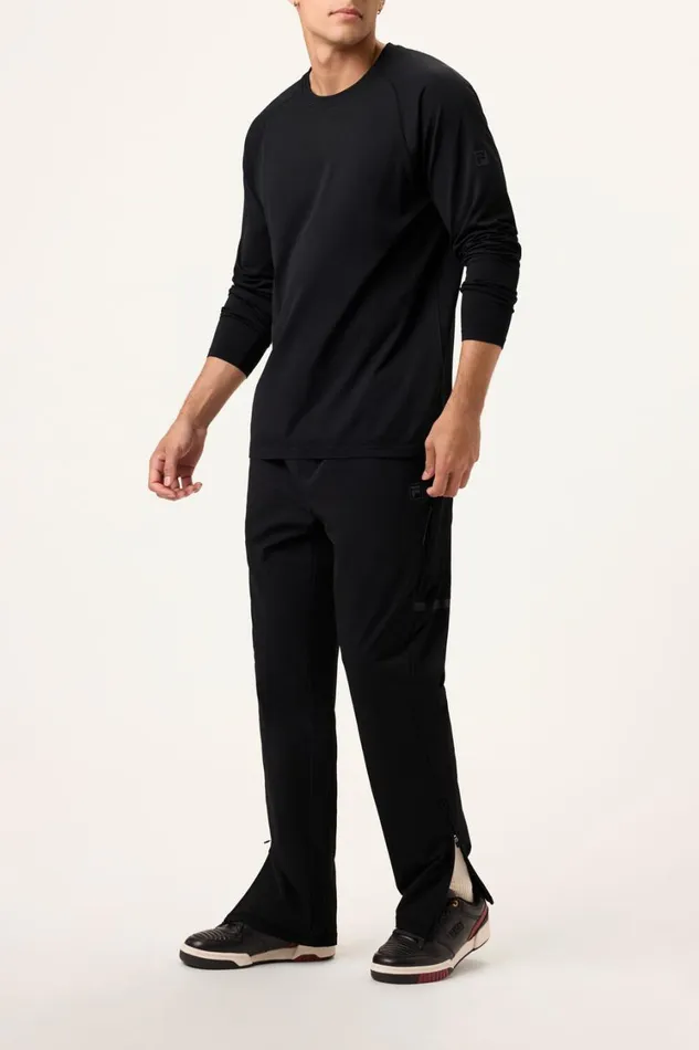 Men Tops and TShirts Fila Lucky Ace Seamless Long Sleeve Top 001 Black Men Tops and TShirts Fila Lucky Ace Seamless Long Sleeve Top 001 Black