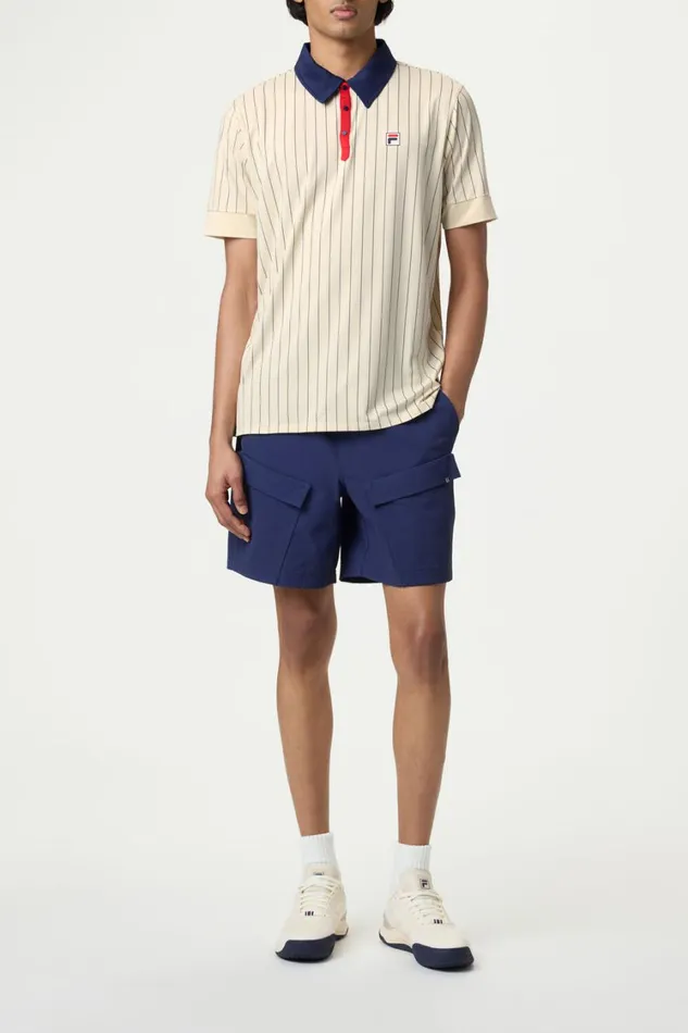 Men Tops and TShirts Fila Performance Iconic BB1 Polo 922 Angorafila Navy Pinstripe Men Tops and TShirts Fila Performance Iconic BB1 Polo 922 Angorafila Navy Pinstripe