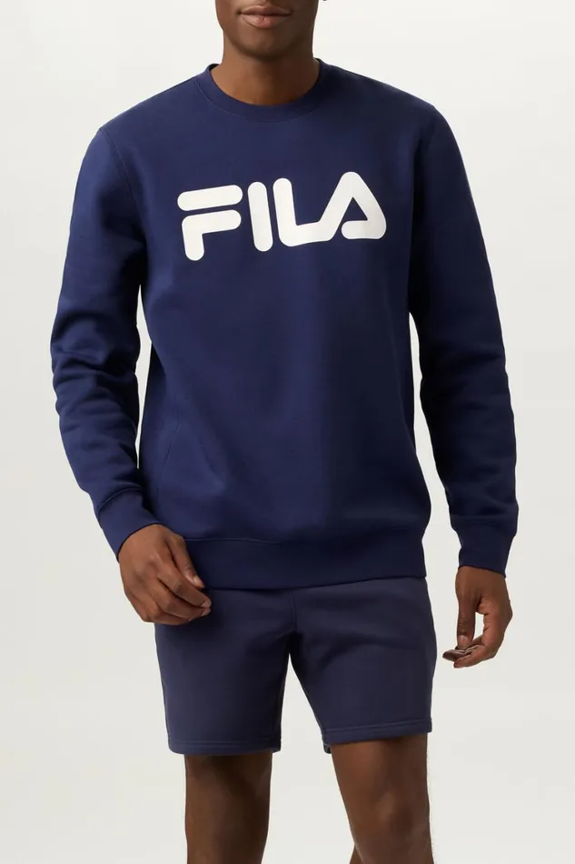 Men Tops and TShirts Fila Sportstyle Linear Logo Long Sleeve Crew Men Tops and TShirts Fila Sportstyle Linear Logo Long Sleeve Crew