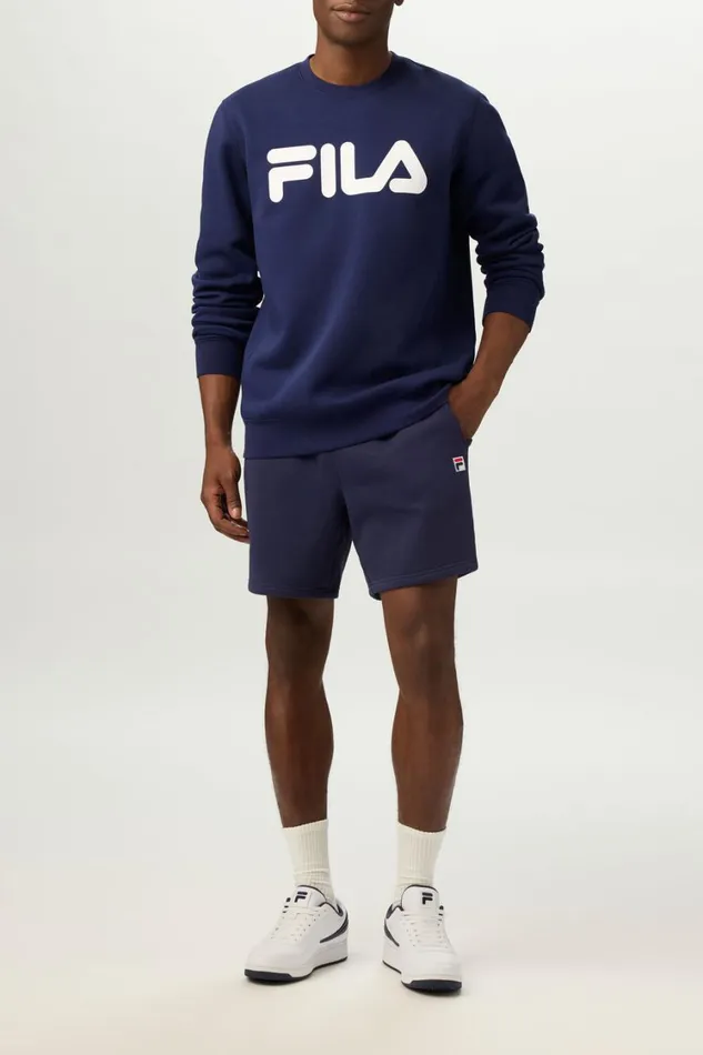 Men Tops and TShirts Fila Sportstyle Linear Logo Long Sleeve Crew Men Tops and TShirts Fila Sportstyle Linear Logo Long Sleeve Crew