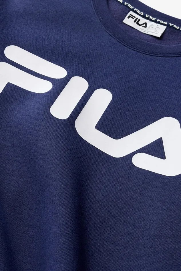 Men Tops and TShirts Fila Sportstyle Linear Logo Long Sleeve Crew Men Tops and TShirts Fila Sportstyle Linear Logo Long Sleeve Crew