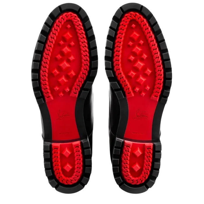 Men Trapman Boots 8211 Calf Leather 8211 Black Christian Louboutin Boots