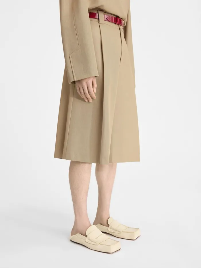 Men Trousers and Shorts JACQUEMUS The Ravello Shorts Beige