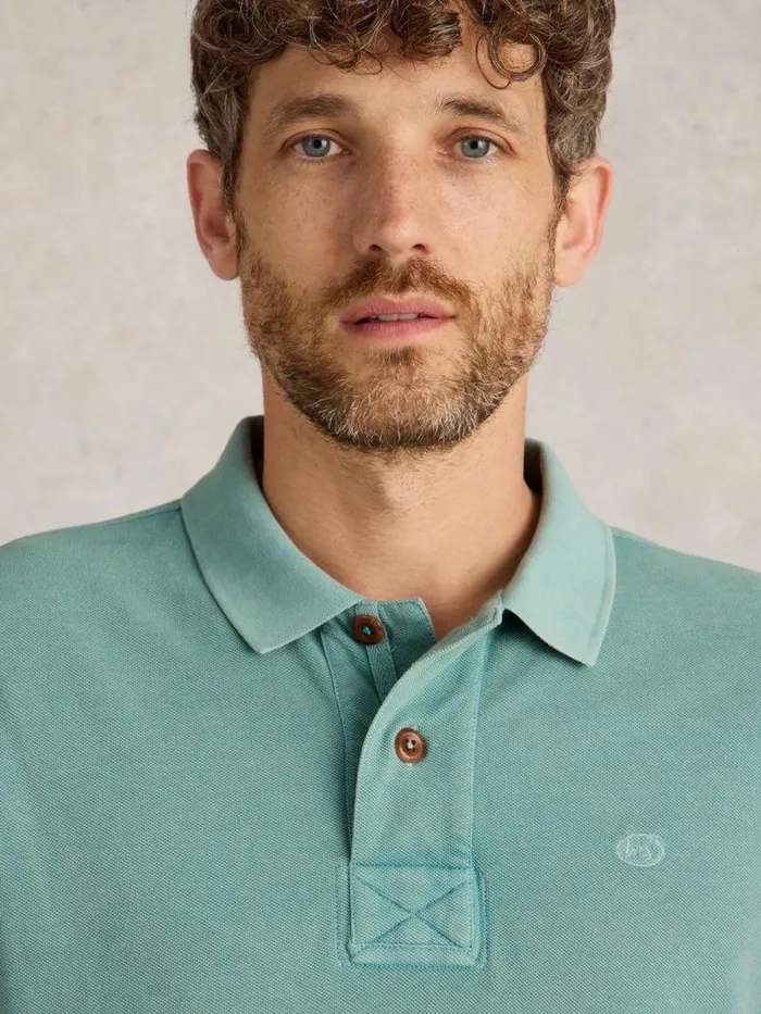 Men Utility Polo Duck Egg Blue White Stuff Polo Shirts Men Utility Polo Duck Egg Blue White Stuff Polo Shirts