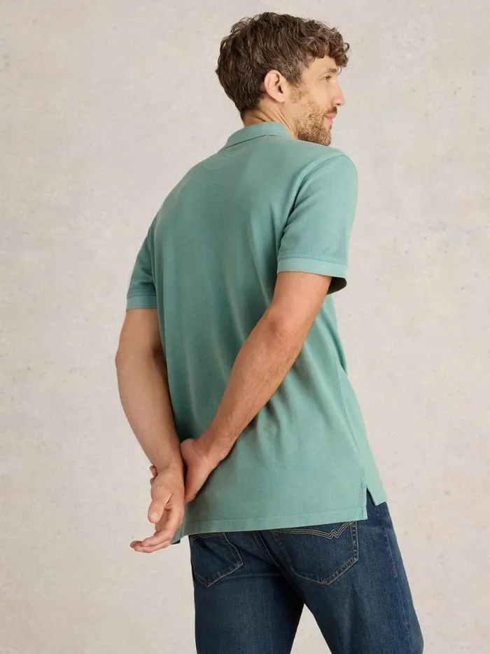 Men Utility Polo Duck Egg Blue White Stuff Polo Shirts Men Utility Polo Duck Egg Blue White Stuff Polo Shirts