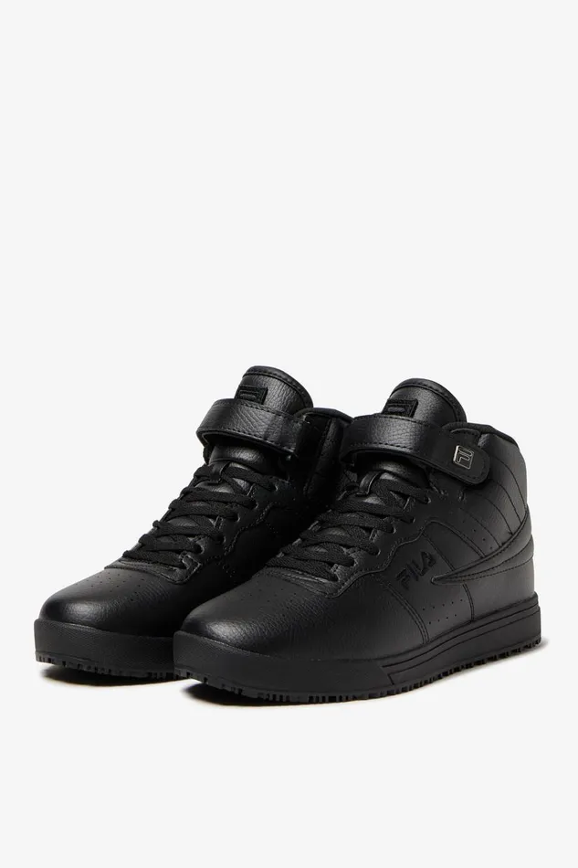 Men Work Shoes Fila Vulc 13 Slip Resistant Shoe 001 Black Black Black Men Work Shoes Fila Vulc 13 Slip Resistant Shoe 001 Black Black Black