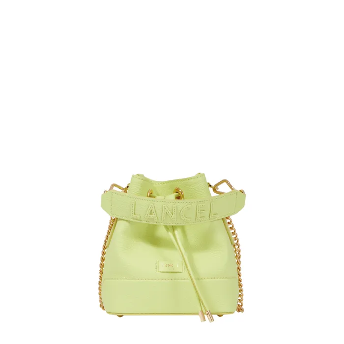 Mini Bucket Bag Lime Women Lancel Bucket Bags