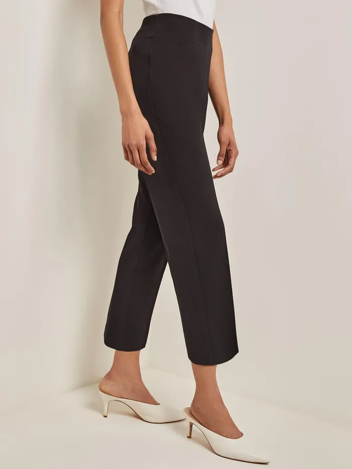Misook Petite FullLength Flat Knit Pant Women Pants and Shorts