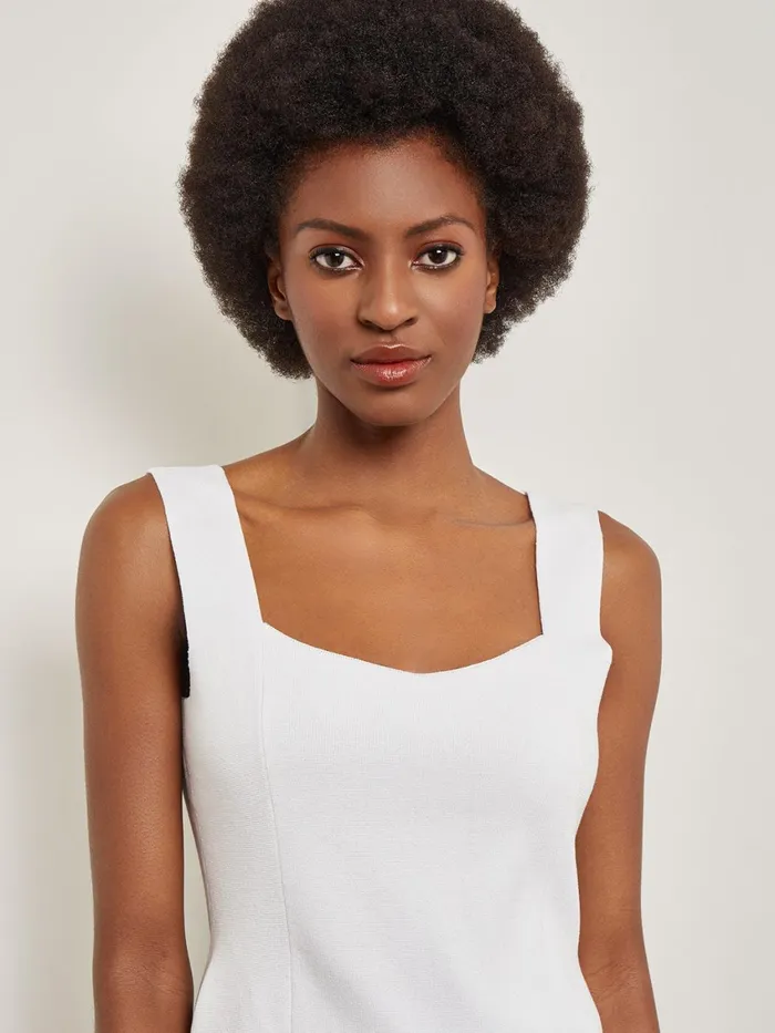 Misook Square Neck Knit Tank Women Tops and Tees Misook Square Neck Knit Tank Women Tops and Tees