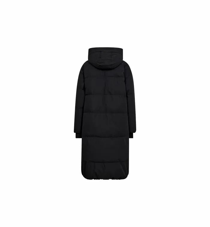 MMCayo Long Quilt Down Jacket Black Women Jackets and Coats MOS MOSH MMCayo Long Quilt Down Jacket Black Women Jackets and Coats MOS MOSH