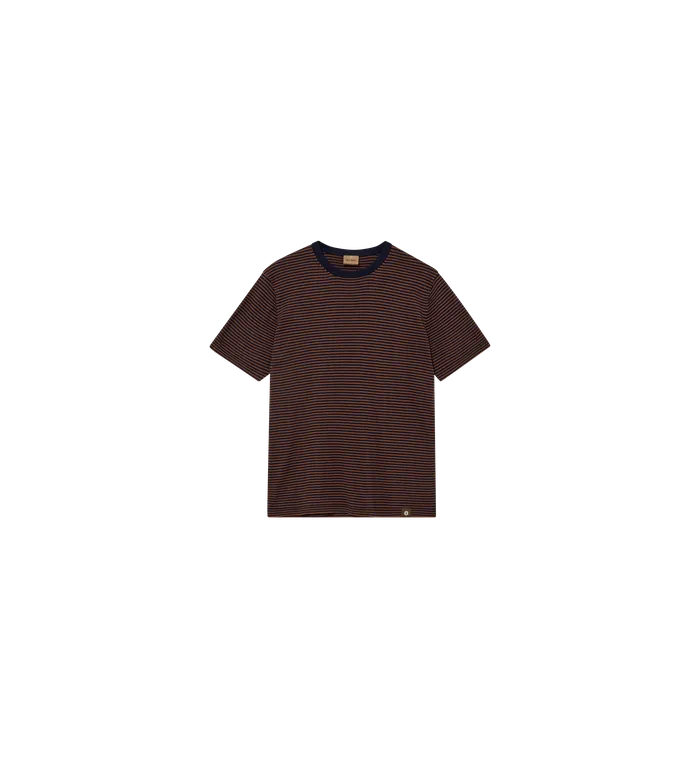 MMGHali Stripe Knit Tee Indigo Blue Stripe Tees MOS MOSH Men