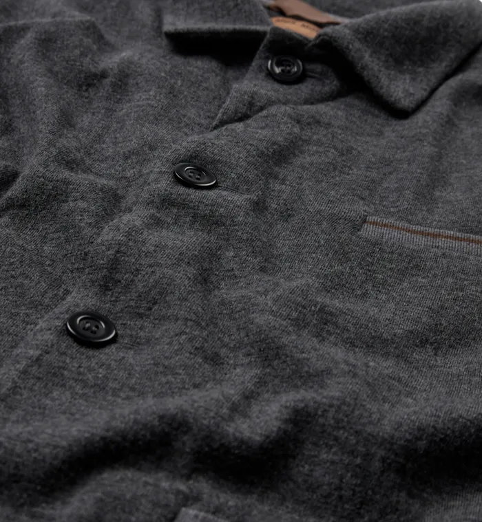 MOS MOSH MMGJenson Knit Jacket Charcoal Melange Men Jackets