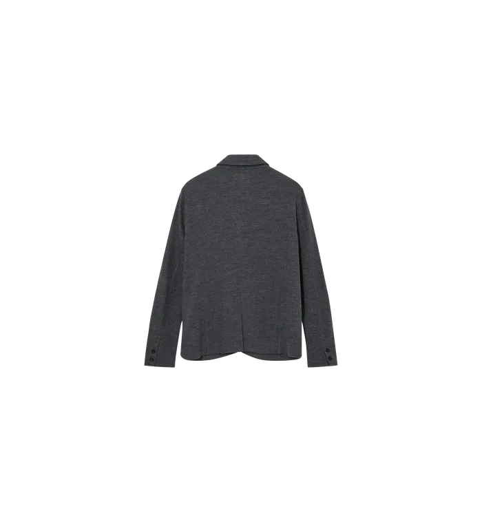 MOS MOSH MMGJenson Knit Jacket Charcoal Melange Men Jackets