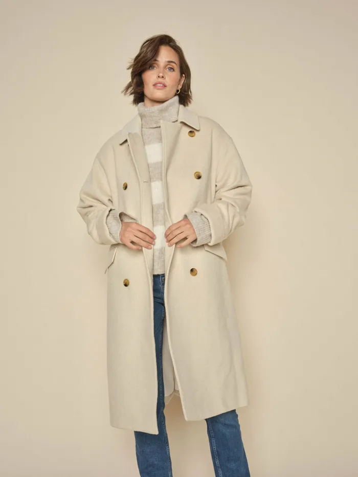 MOS MOSH MMVenice Wool Jacket Feather Gray Women Jackets and Coats MOS MOSH MMVenice Wool Jacket Feather Gray Women Jackets and Coats