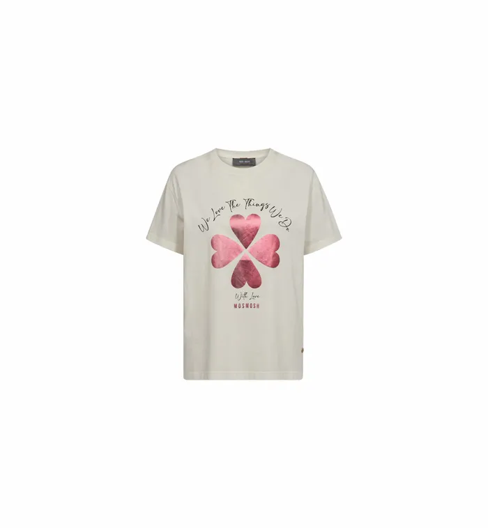 MOS MOSH Tees Women MMGirit OSS Tee Ecru