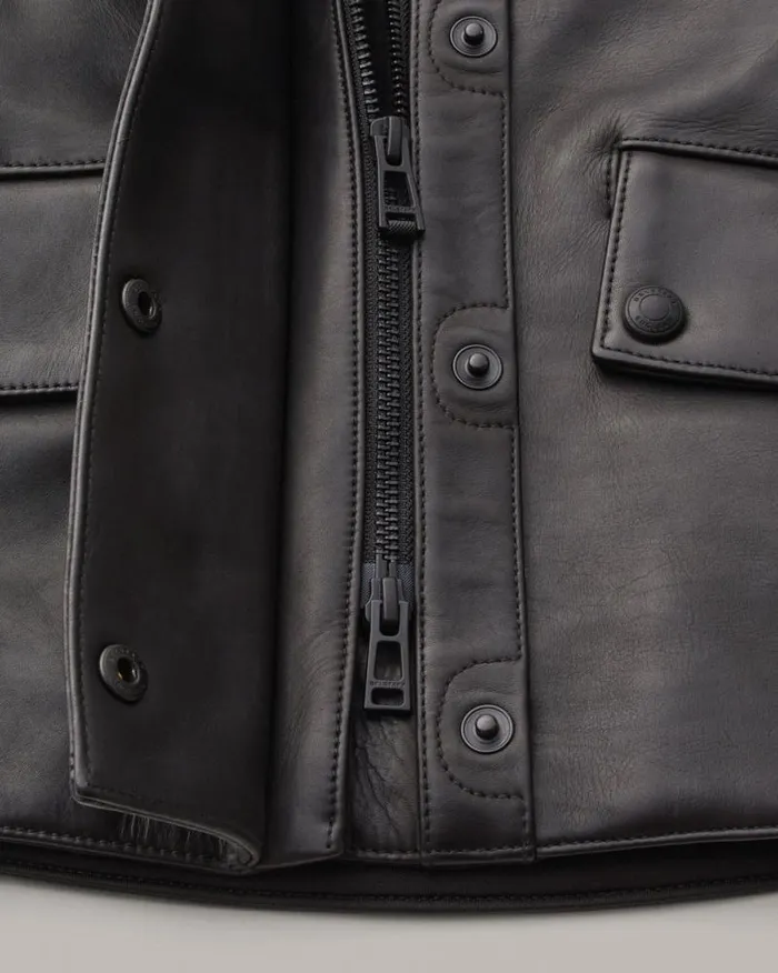 Motorcycle Armour MenWomen Belstaff Westerly Motorcycle Jacket Black