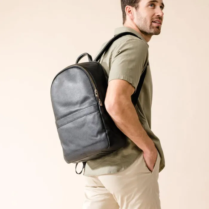 Nisolo Bags and Wallets Men Alex Commuter Backpack Black Nisolo Bags and Wallets Men Alex Commuter Backpack Black