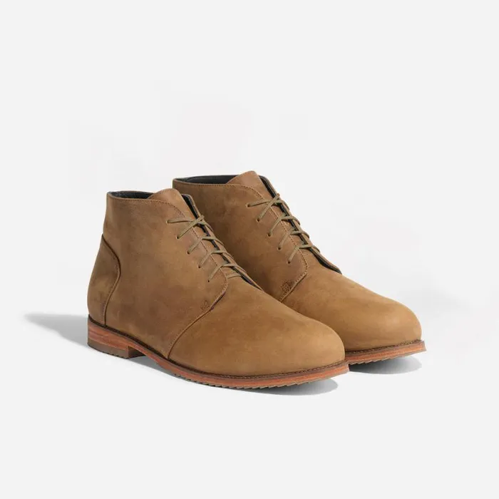 Nisolo Boots Men Everyday Chukka Boot Tobacco