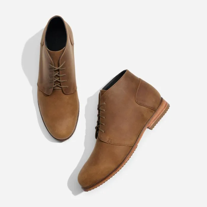Nisolo Boots Men Everyday Chukka Boot Tobacco