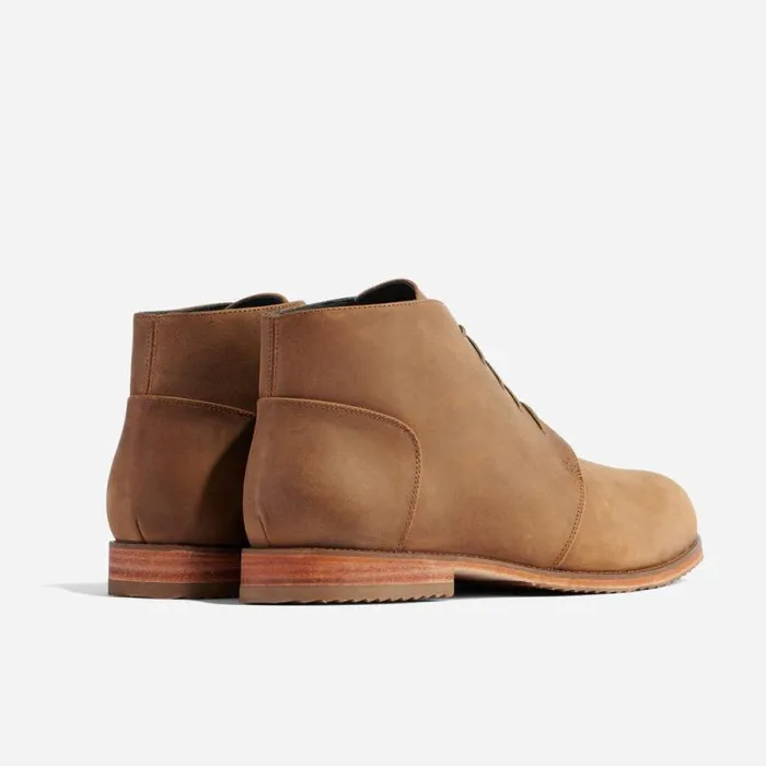 Nisolo Boots Men Everyday Chukka Boot Tobacco