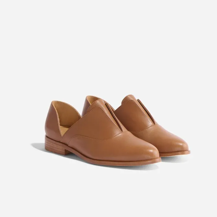 Nisolo Flats and Slip Ons Women Emma D039Orsay Oxford 20 Nutmeg