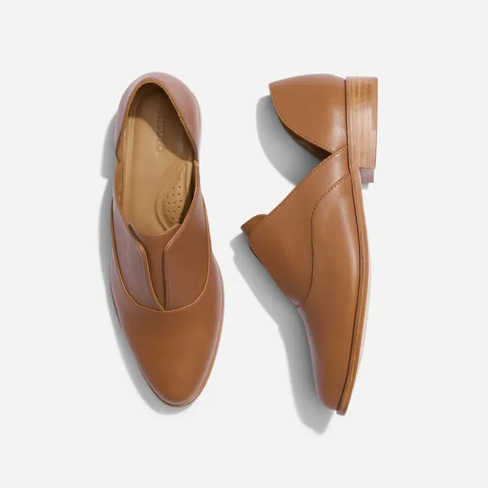 Nisolo Flats and Slip Ons Women Emma D039Orsay Oxford 20 Nutmeg Nisolo Flats and Slip Ons Women Emma D039Orsay Oxford 20 Nutmeg