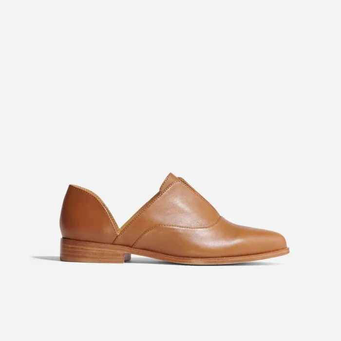 Nisolo Flats and Slip Ons Women Emma D039Orsay Oxford 20 Nutmeg Nisolo Flats and Slip Ons Women Emma D039Orsay Oxford 20 Nutmeg