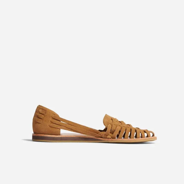 Nisolo Flats and Slip Ons Women Huarache Sandal Caramel Nisolo Flats and Slip Ons Women Huarache Sandal Caramel