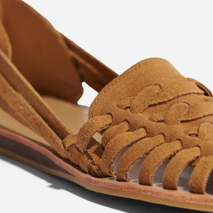 Nisolo Flats and Slip Ons Women Huarache Sandal Caramel Nisolo Flats and Slip Ons Women Huarache Sandal Caramel