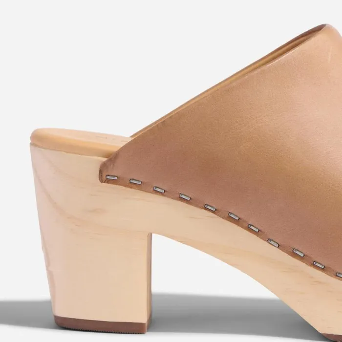Nisolo Heels Women AllDay Heeled Clog Almond