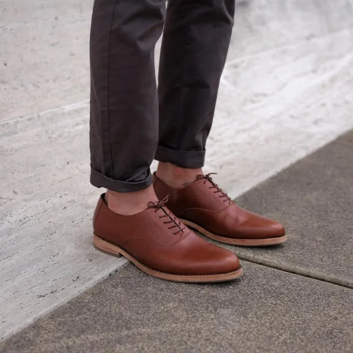 Nisolo Oxfords and Loafers Men Everyday Oxford Brandy